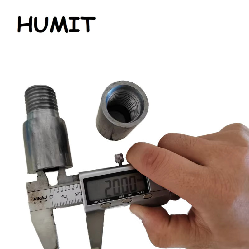 HUMIT Schwenkbare Injektor-Verbindung für Bohrrohr-Schweißmantel in Silber - Bild 3