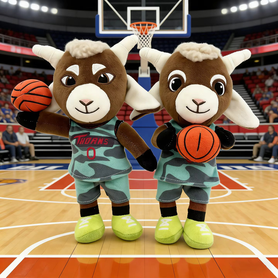 Bandai Ziegen-Plüschtier, Basketball Cartoon-Ziege, Plüsch / Textil - Bild 3