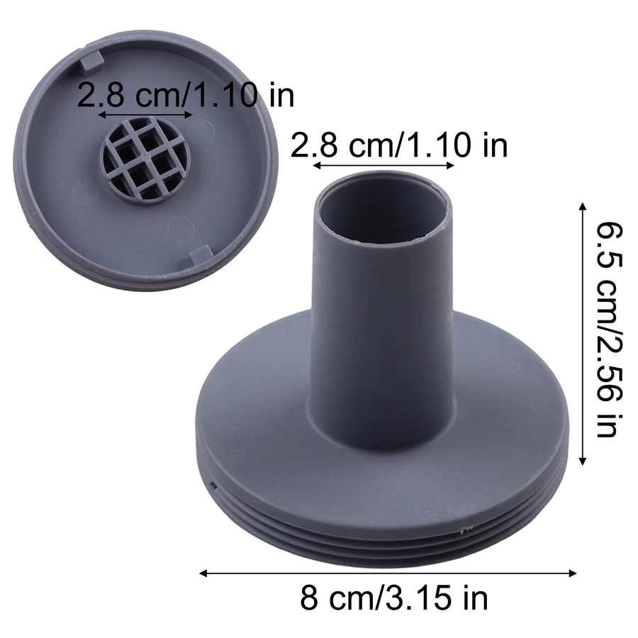 2er-Set Intex Pool Siebstecker für Outlet Ports, 1-1/4 Zoll, Weiß - Bild 2
