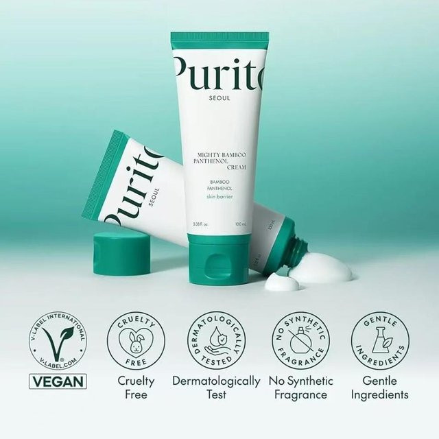 Purito Bambus-Essenz-Creme, Panthenol, 100 ml, Unisex - Bild 1