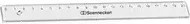 Soennecken Lineal aus Kunststoff, transparent, Breite: 20,0 cm - Bild 1
