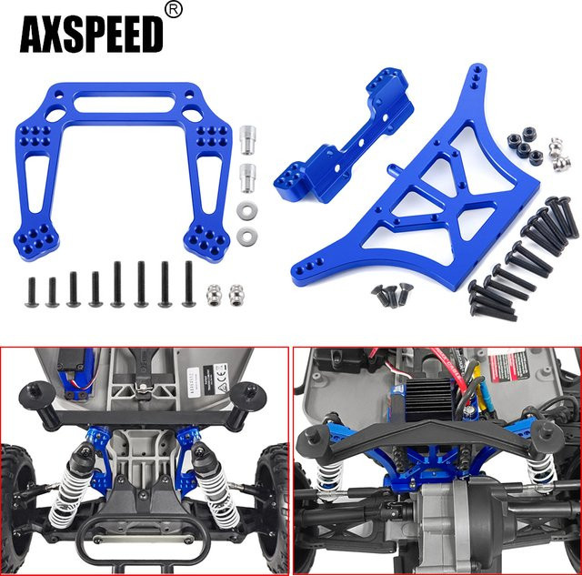 Axspeed Stoßdämpfer Querlenker, Metall, Blau, Zubehör für RC Auto - Bild 1