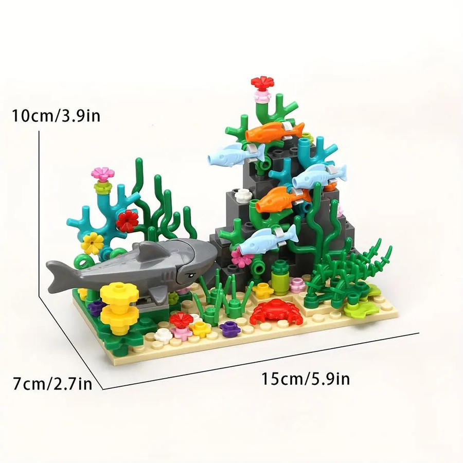 Bai Fen Bai Unterwasserwelt Tierbausteine Set Bunt / Mehrfarbig - Bild 2