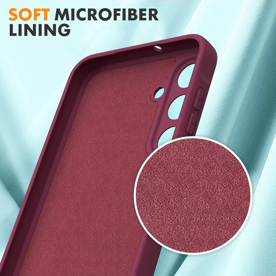 Stoßfeste Silikon Schutzhülle für Samsung Galaxy A17 A56 A55 A54 A52S A34 A33 A32 A16 in Rot - Bild 3