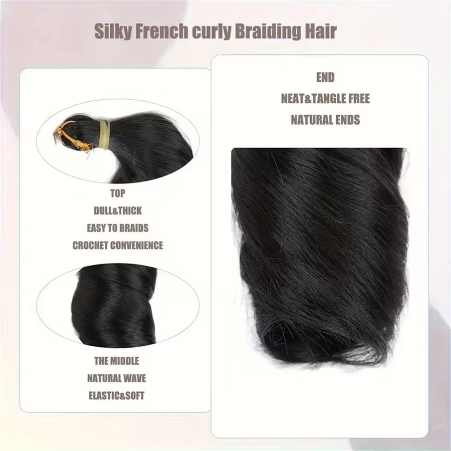 SHES BEAUTY Haar Extensions, Synthetische Spirale Locken, 22 Zoll, Damen - Bild 2