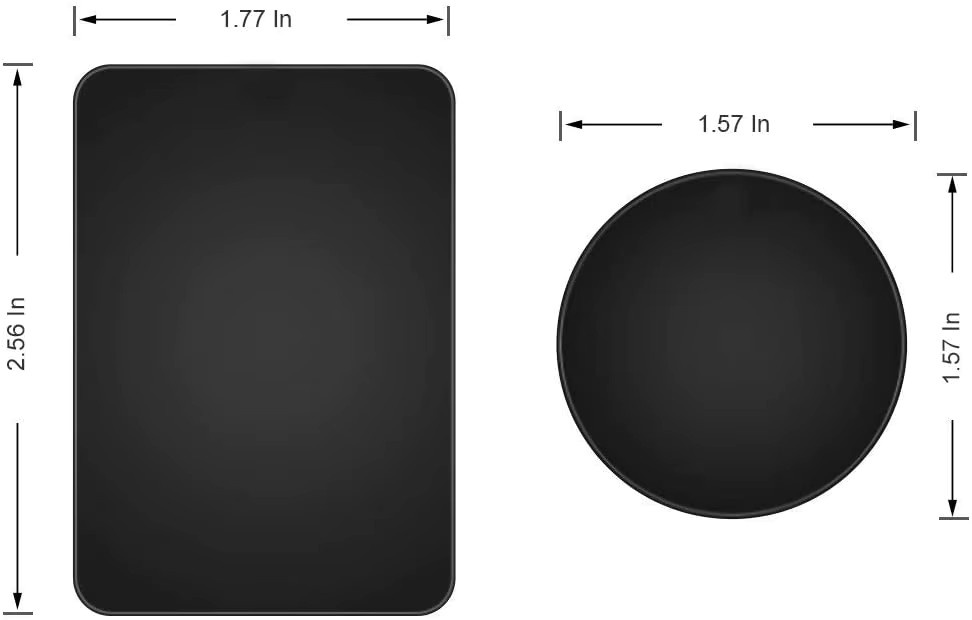 5er-Set Magnetische Metall-Disk-Platten für Telefonhalterungen in Schwarz - Bild 6