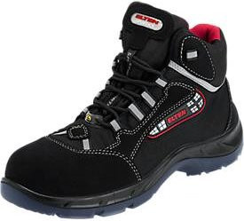 Elten Sicherheitsschnürstiefel Sander S2 ESD in Schwarz-Rot, Größe 35 - Bild 3