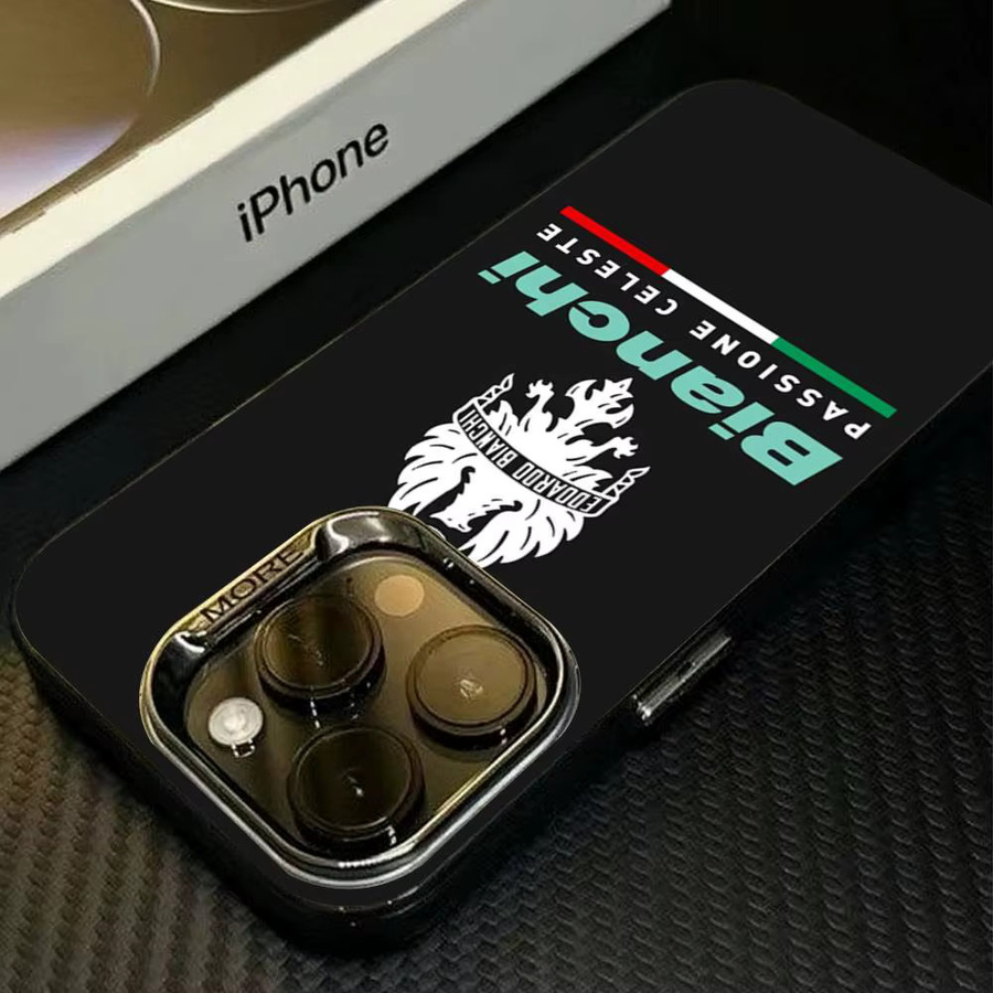 B-Bianchi Logo Handyhülle für iPhone 11 bis iPhone 17 Pro Max in Multicolor - Bild 5