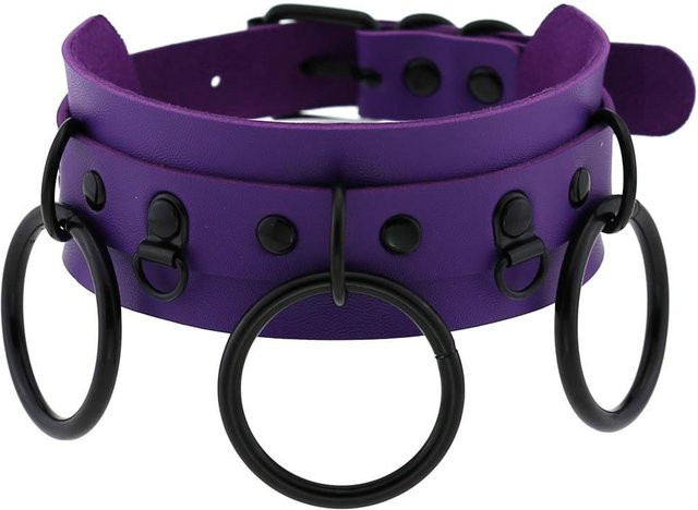 YIRAN Halskette Leder, Schwarz, Unisex - Bild 1