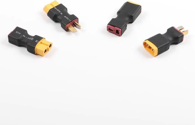 JCD Adapter Set Deans Stecker auf XT60 Stecker für RC LiPo Batterien und Quadcopter - Bild 1