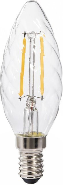 XavaX LED-Filament Kerzenform E14 Transparent Warmweiß 250lm - Bild 1