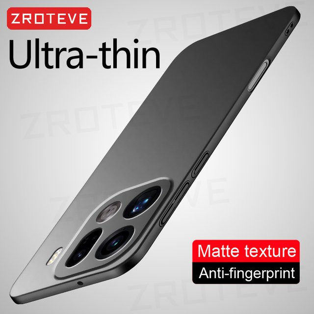 ZROTEVE Ultra Slim Matte Hard PC Hülle für Oppo Find X9 Pro, X8 Ultra und FindX8 5G in Schwarz oder Blau - Bild 1