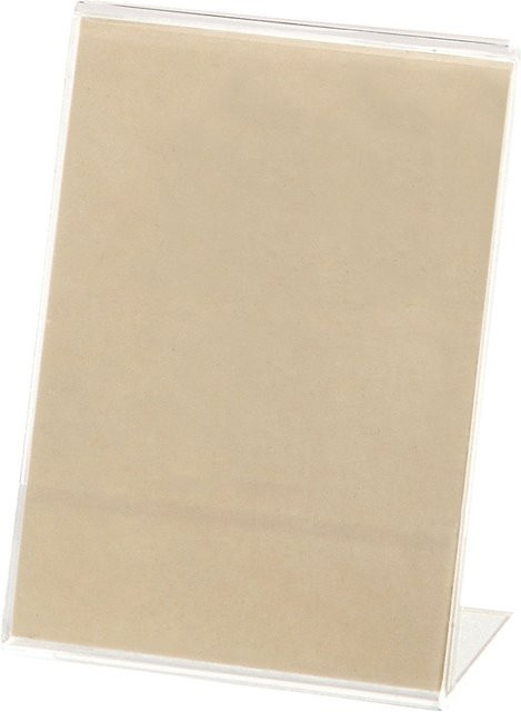 VEGA Tischaufsteller DIN A4 transparent B: 21,1 cm, T: 30,6 cm, H: 10,1 cm - Bild 1