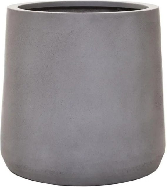 Vivanno Blumentopf Vekra in Betongrau aus Fiberglas, B/T/H: 42 x 42 x 40 cm - Bild 1