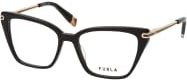 Furla VFU 724 Korrektionsbrille, Cat Eye, Vollrand, black, Damen - Bild 1