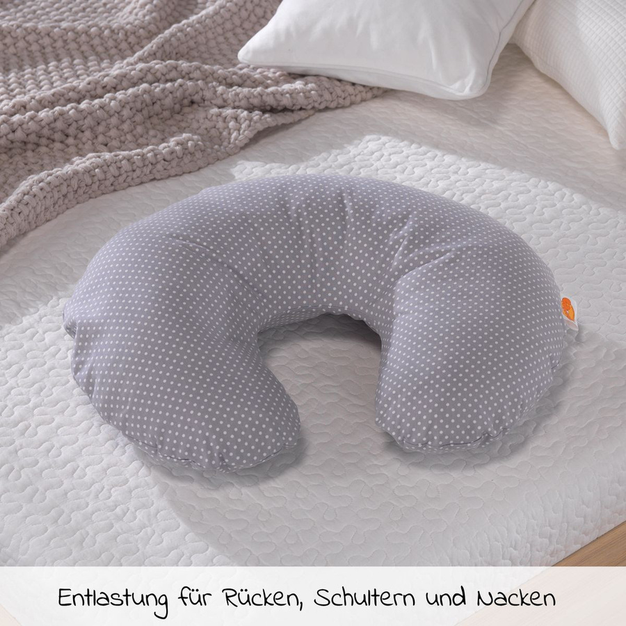 Theraline Stillkissen Das Wynnie in Grau mit Polyesterhohlfaser-Füllung und Bezug - Bild 2