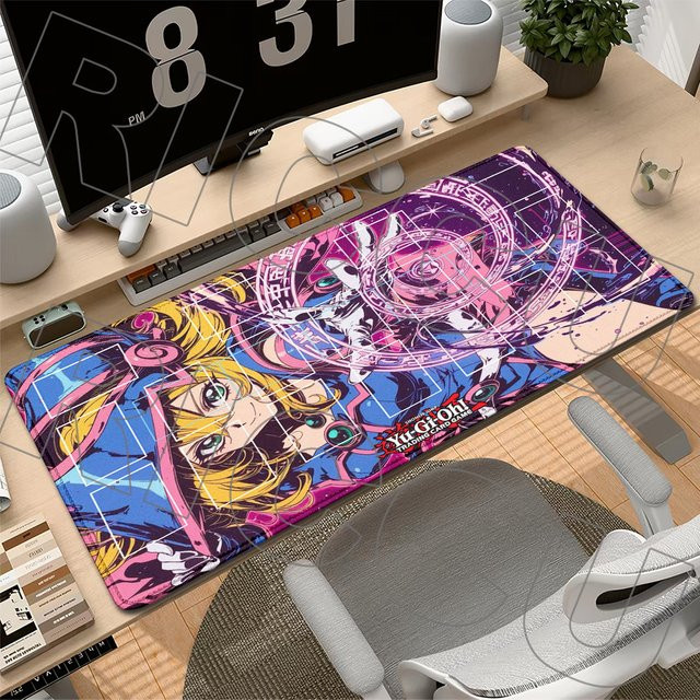 Potdemiel XXL Yu-Gi-Oh! Mauspad in Multicolour mit genähtem Rand für Gaming und Büro - Bild 1