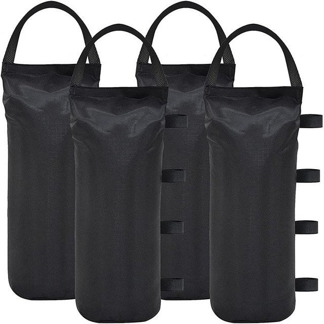 Set aus Sandgewichten für Camping Pavillons und Sonnenschirme, Schwarz - Bild 1