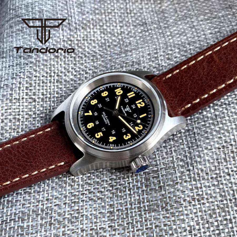 Tandorio Armbanduhr Automatik, 36 mm, Edelstahl, Saphirglas, Unisex - Bild 2