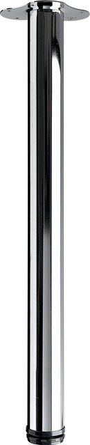Hettich Tischbein Chrom mit Montageplatte Durchmesser: 6 cm, Höhe: 70 cm - Bild 1