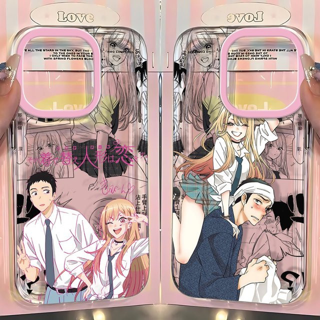 Potdemiel Anime My Dress-Up Darlings Handyhülle für iPhone 17 16 15 14 13 12 11 Pro Max Plus X XR XS Farbe: Transparent - Bild 1