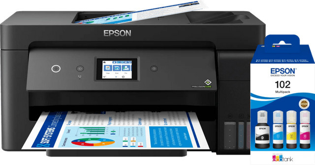 Epson EcoTank ET-15000 Tintenstrahldrucker mit Scan, Kopier- und Faxfunktion inklusive einem Satz Reservetintenflaschen - Bild 1
