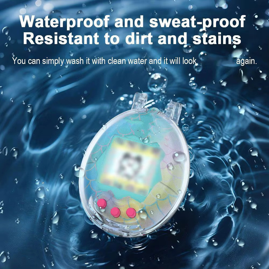 Transparente Hartschalen-Klapphülle für Tamagotchi Original mit Präzisionsausschnitten - Bild 4