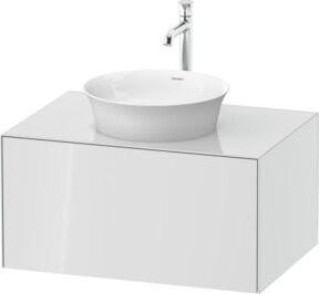 Duravit Waschtischunterschrank White Tulip ohne Aufsatz, Weiß Hochglanz, B/T/H: 75,1 x 41,0 x 41,0 cm - Bild 1