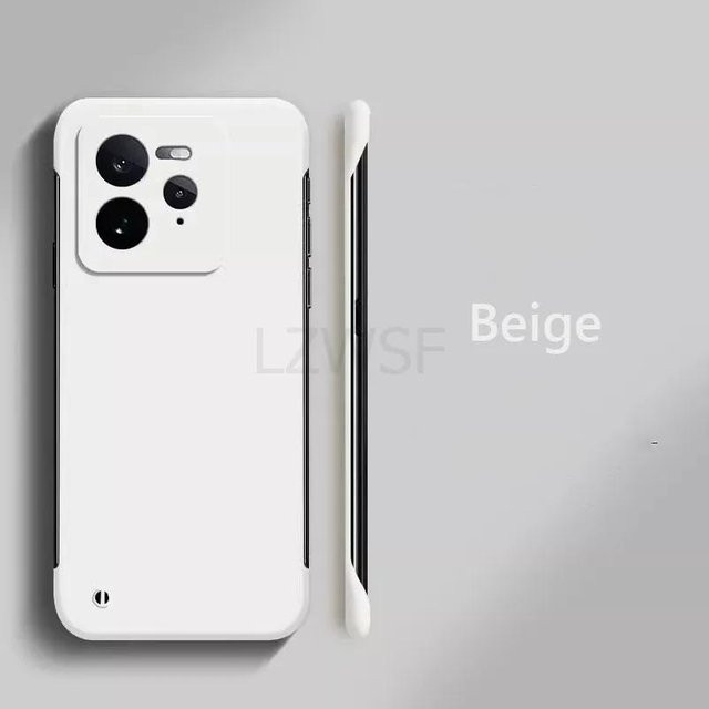 Stoßfeste Rahmenlose Handyhülle mit matter Rückseite für Realme GT 7 Pro und GT 7 in verschiedenen Farben - Bild 1