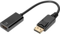 Digitus DisplayPort auf HDMI Adapter 4K Konverter Schwarz AK-340415-002-S - Bild 1