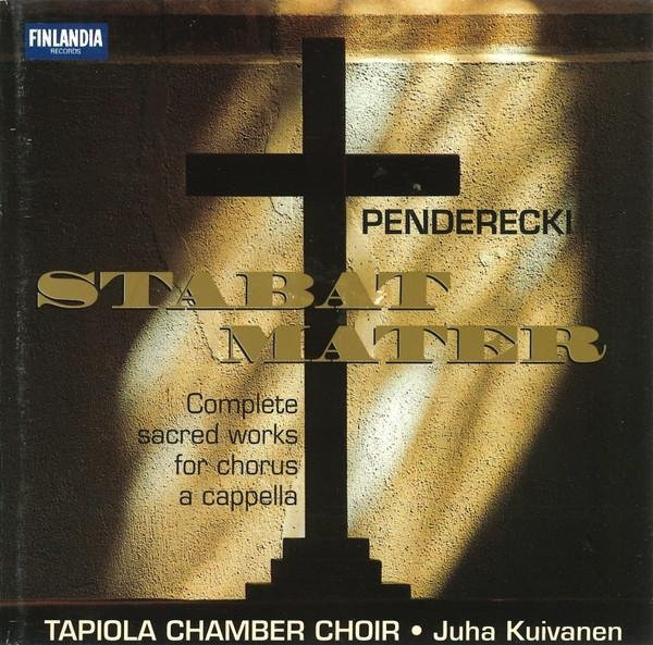 Penderecki Stabat Mater CD Finlandia Records Klassik - Bild 1