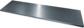 C+P Einlegeboden verzinkt für Werkzeugschrank mit Drehtüren, Farbe: Silber, B: 120 cm, T: 40 cm - Bild 1