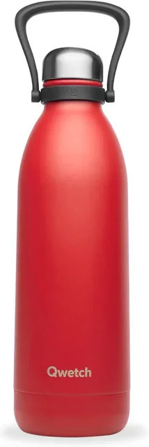 Isotherme Flasche Qwetch Titan in Rot, 0,5 l - Bild 1