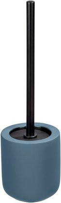 WENKO WC-Garnitur Avellino aus Keramik mit Bürste, Blau, H: 40 cm, B: 11,5 cm - Bild 1
