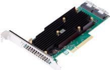 Broadcom MegaRAID 9560-16i Speichercontroller in Schwarz mit 16 Kanälen für SATA 6Gb/s, SAS 12Gb/s und PCIe 4,0 NVMe unterstützt RAID 0, 1, 5, 6, 10, 50, 60 und JBOD - Bild 1