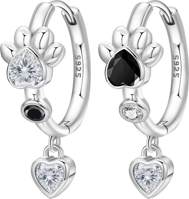 Orstarry Ohrringe, 925 Silber, Zirkonia, Damen - Bild 1