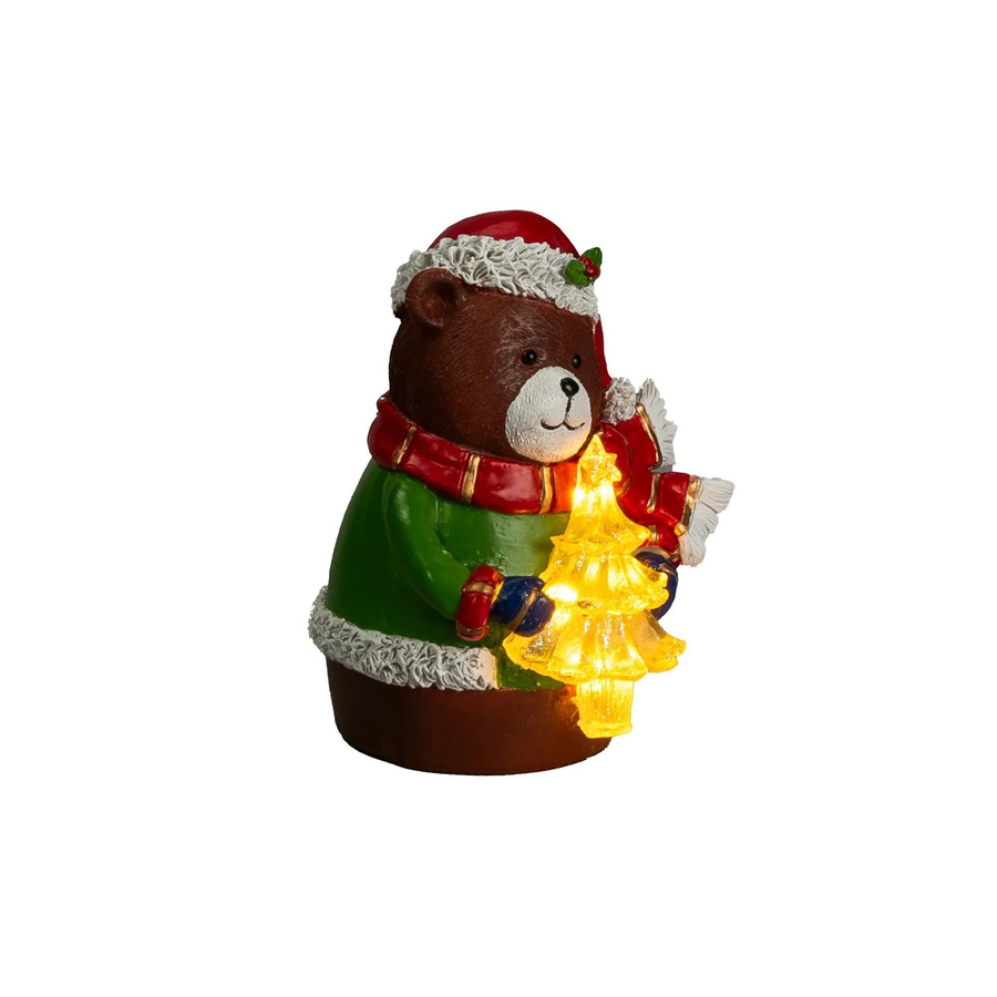 Konstsmide LED-Weihnachtsfigur Teddybär in Multicolour, Tischdeko für Innen, Höhe: 15 cm, Breite: 11,5 cm - Bild 2
