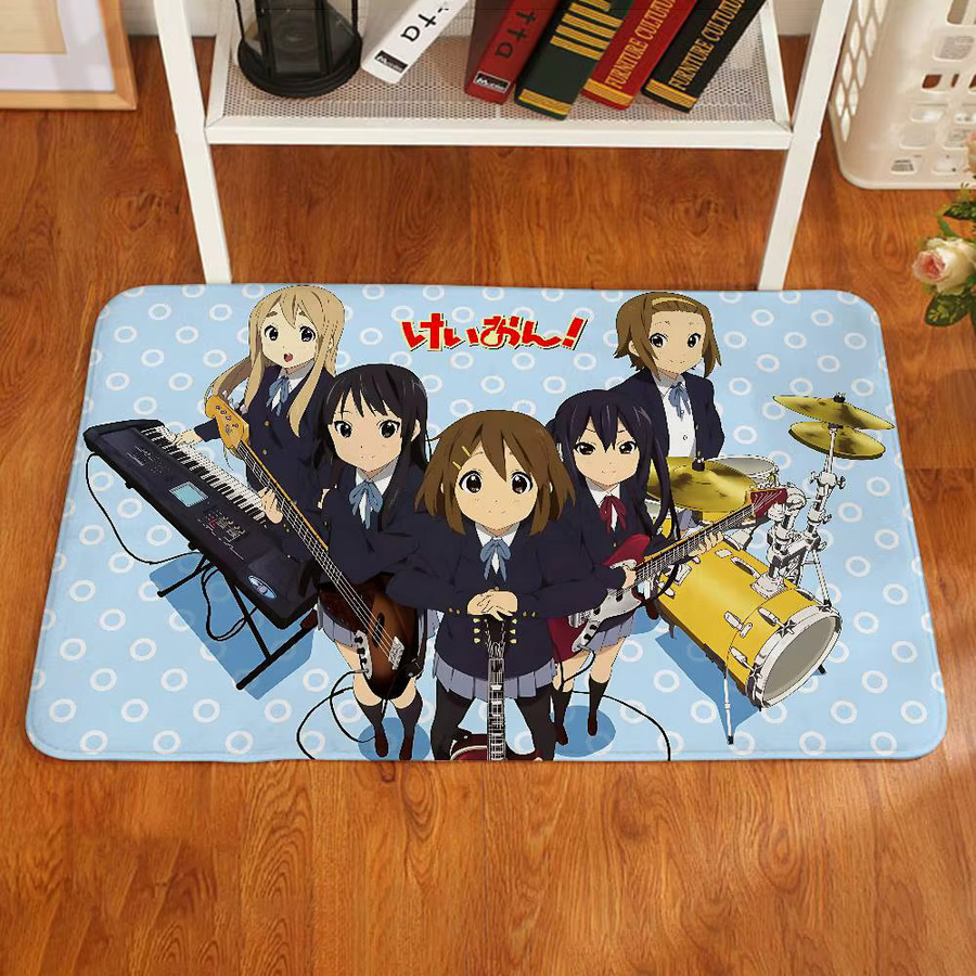 K-on Anime Fußmatte von 52TOYS, rutschfest und mehrfarbig, B/T: 60 x 40 cm - Bild 4
