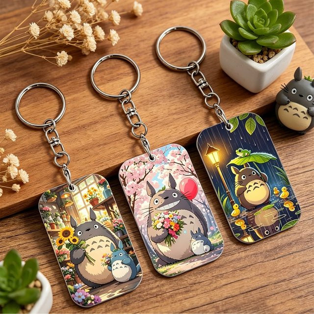 Bandai Schlüsselanhänger Totoro, Cartoon Anime Charakter - Bild 1
