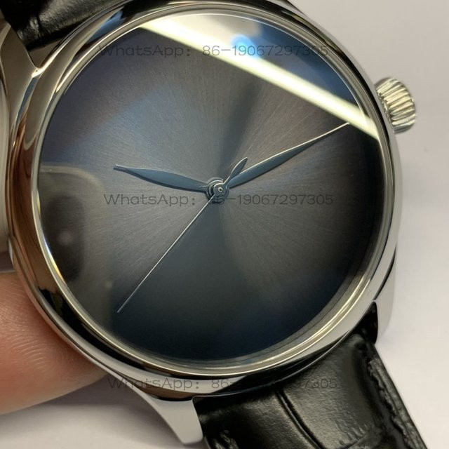 Mbond Armbanduhr, Automatik, Edelstahl, Leder, Herren - Bild 1