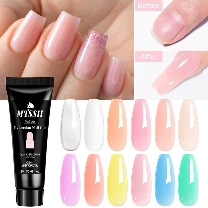 Mtssii Nagelverlängerung Gel Set, 20 ml, Glänzend - Bild 2