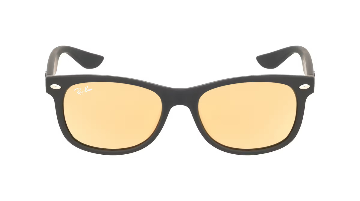 Ray Ban 0RJ9052S Kinder-Sonnenbrille Vollrand, quadratisch, Kunststoff, schwarz - Bild 1