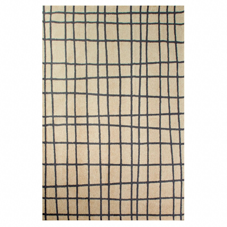 Lola&Moi Teppich Creamy Black Silber mit geometrischem Design, B/T: 140 x 200 cm - Bild 2