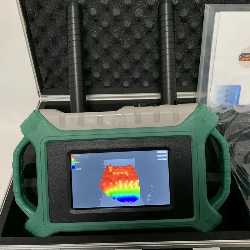 AIDU ADMT-300S-X Echtzeit-Bildgebungsgerät zur Erkennung von unterirdischem Wasser mit 2/3D-Touchscreen und 3-Bildschirm-Interkommunikation in Grün - Bild 3