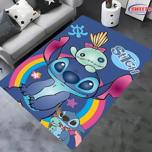 Karpetti Disney Lilo & Stitch Themen-Teppich, bunt, B/B: 90 x 130 cm, rutschfest und maschinenwaschbar - Bild 1