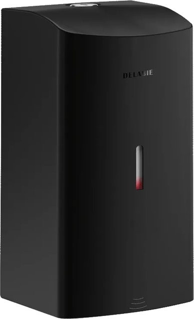 Delabie elektronischer Flüssigseifenspender aus Edelstahl 1.4301 in Schwarz matt, 0,5 l - Bild 1