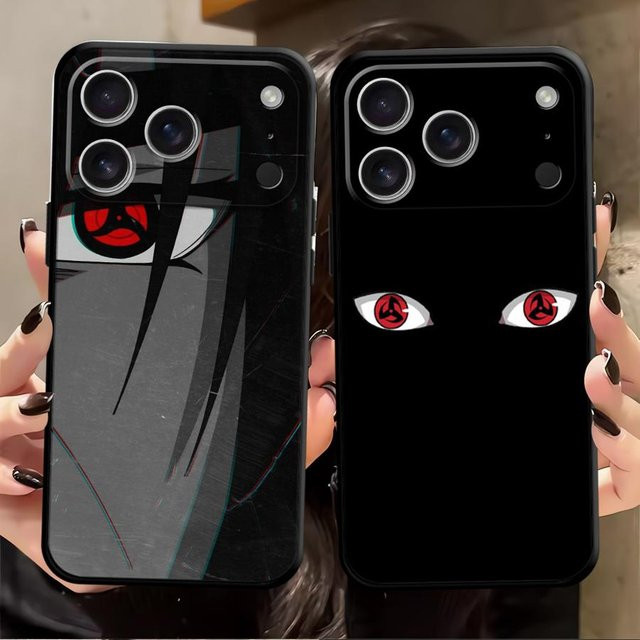 Weiche Handyhülle Naruto in Schwarz für iPhone Modelle - Bild 1