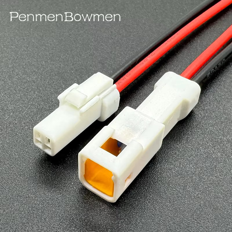 JST 2-poliger wasserdichter Mikrostecker Kabelbaum-Stoßstecker in Weiß 02R-JWPF-VSLE-S 02T-JWPF-VSLE-S JWPF-VSLE-D - Bild 2
