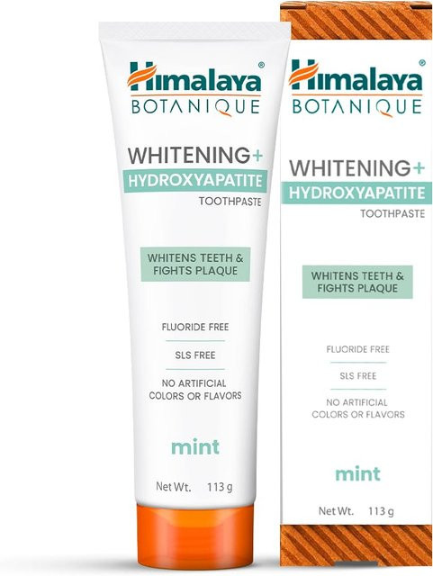 Himalaya Botanique Whitening Hydroxyapatite Zahnpasta, 113 g - Bild 1