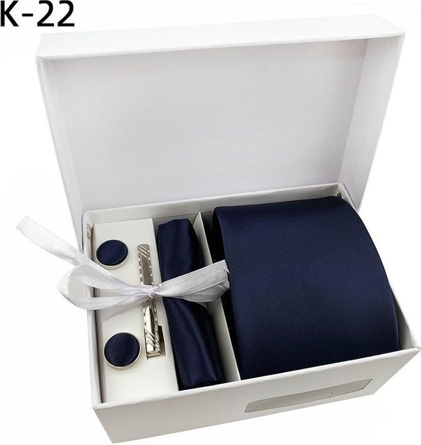 Cozy Up Krawatten-Set, Herren, weiß - Bild 1